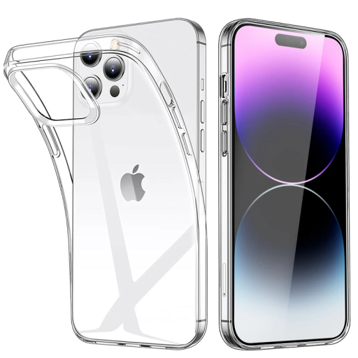 Ultra sottile custodia trasparente per iPhone 16 Pro Custodia in silicone trasparente per iPhone 16 Pro Custodia posteriore trasparente per iPhone 16 Pro