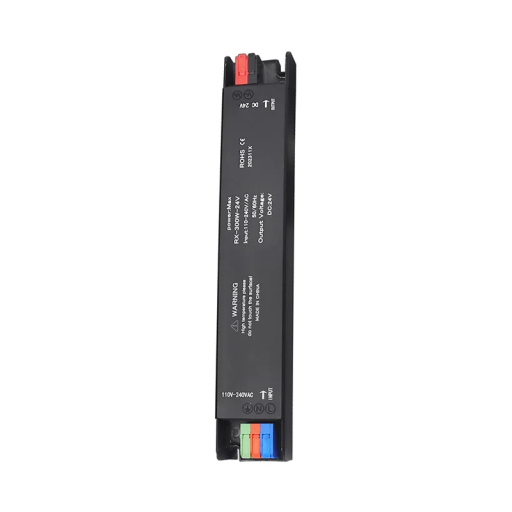 Ultra tenký LED napájecí transformátor 300W DC24V Hliníkové pouzdro Vstup AC110-240V Osvětlovací zdroj 212x40x24mm