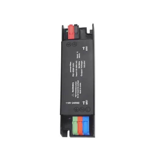 Ultra vékony LED tápegység transzformátor 60W DC24V alumínium házzal, AC110-240V bemenet, világítási forrás 122x40x24mm
