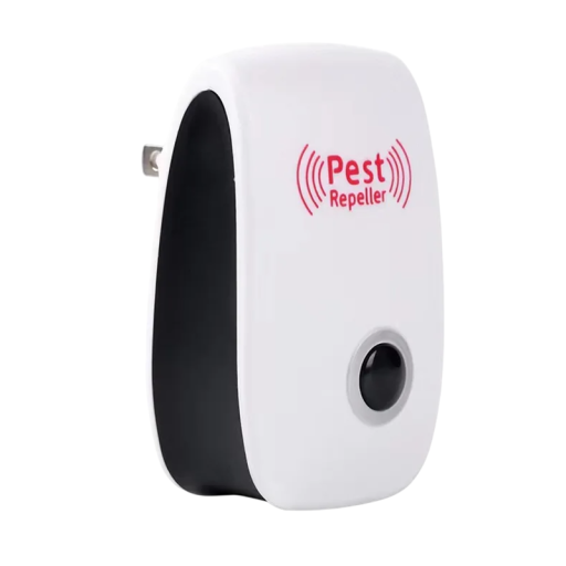 Ultrasoon muggenverjager EU-stekker Elektronische insectenverjager 22-65 kHz Binnengebruik LED-licht Hotel Restaurant Boerderij Fabriek