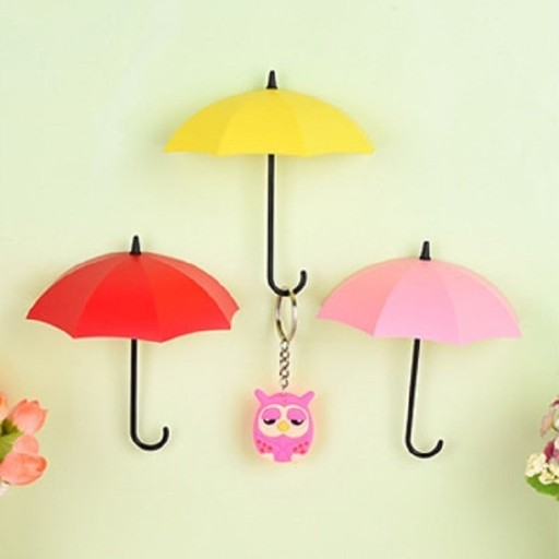 Umbrella Shaped Wall Holder 3 pcs