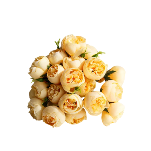 Umělé květiny pivoňky realistické květy 28 cm hedvábí dekorativní aranžmá pro vázu svatbu a bytovou dekoraci