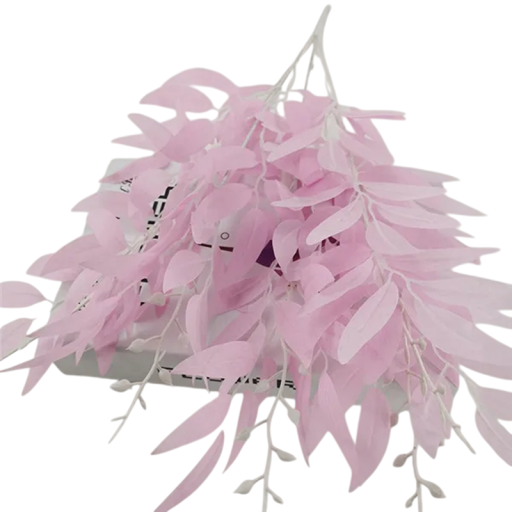 Umělé trávní rostliny převislý dekorativní svazek 55 cm plast a hedvábná tkanina závěsná bytová dekorace do květináče