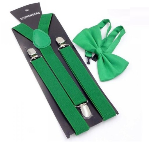 UNISEX bretels en vlinderdas