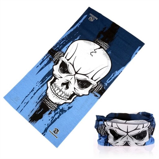 Unisex cachecol com caveira