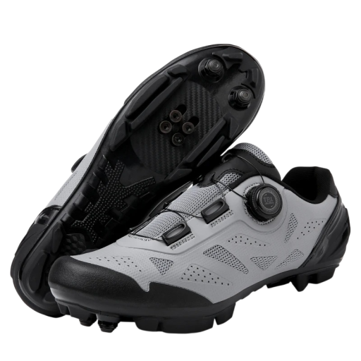 Unisex cyklistické boty s otočným zapínáním a zesílenou podrážkou nylon EVA bavlna pro horskou i silniční cyklistiku