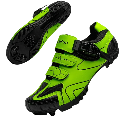 Unisex fietsschoenen met gesp en banden en zool voor cleats EVA kunstleer rubber voor mountainbike en wegfietsen