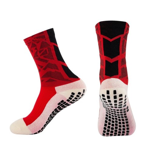 Unisex Football Socks EUR 38-45 Non-Slip Sports Running Socks Elastic Half-Calf Socks