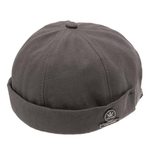 Unisex manšestrová čepice bez okraje z bavlny Nastavitelný retro dockerský klobouk Streetwear hip hop kopulovitý klobouk Ležérní módní styl