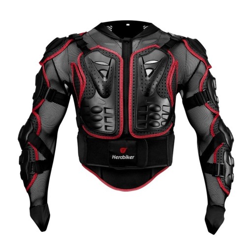 Unisex-moottoripyörätakki, jossa koko vartalon suoja, selkä, rinta, kyynärpää, olkapääsuoja, enduro, motocross, kilpaverkko, lycra-muovinen lantiovyö