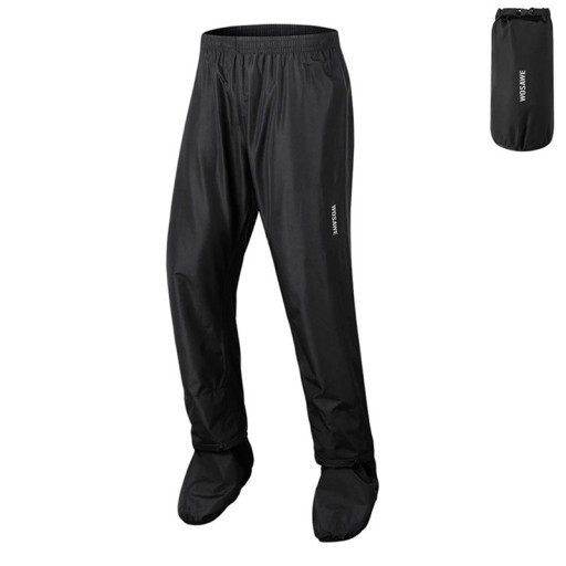 Unisex motorregenbroek waterdichte bescherming tegen regen elastische taille overschoenen voor motor rijden