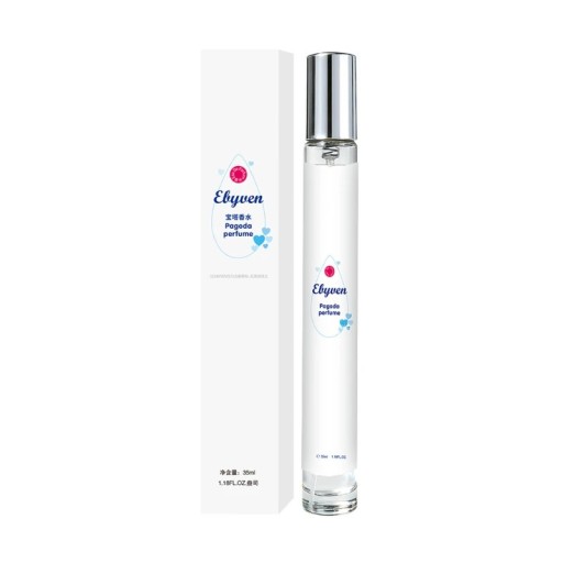 Unisex parfume Ebuwen Pagoda frisk let langvarig duft 35 ml parfume i spray hvid flakon til daglig brug på arbejde og i fritiden