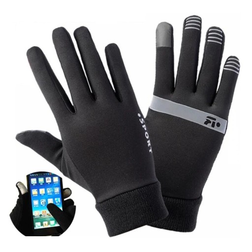 Unisex športové rukavice - Čierne