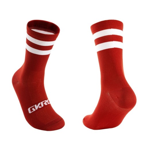 Unisex sportscykling kompressionssokker 37-45 EUR udendørs skridsikre hurtigttørrende elastiske nylon