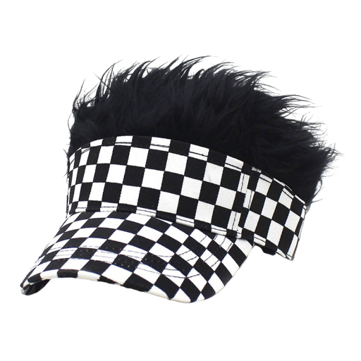 Unisex-Visor mit Kunsthaar