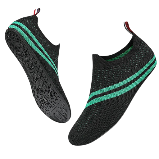 Unisex vízicipő Barefoot fazon Slip-on Rugalmas textil felsőrész Csúszásmentes TPR talp Úszáshoz, búvárkodáshoz és vízi sportokhoz