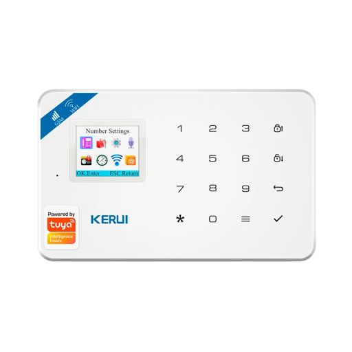 Unitate centrală a sistemului de alarmă Tuya WiFi GSM pentru casă inteligentă Protecție împotriva intruziunii Securitate wireless pentru acasă
