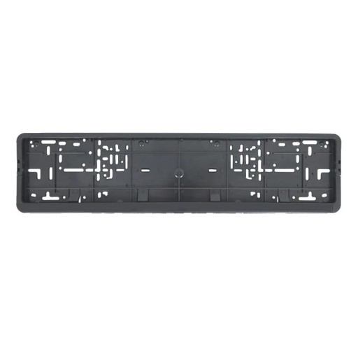Universal Black Frame for European Number Plate 52.7x13 cm Waterproof Number Plate Holder with Mounting Car Accessories for Cars and Trailers
