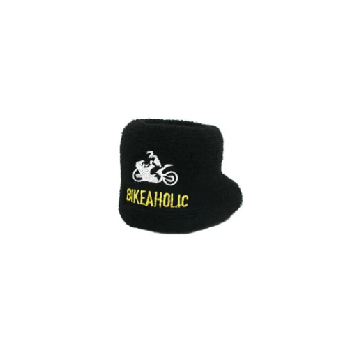 Universal Cotton Brake Fluid Reservoir Cover with the Motorkoholik Design