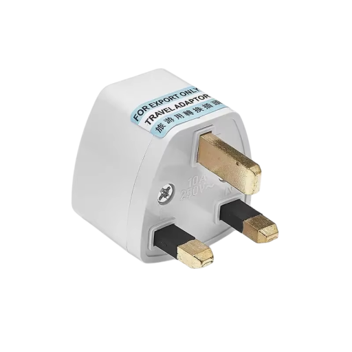 Universal rejseadapter EU-stik 250V 2A 100-240V strømstikadapter letvægtsadapter 1 stik 19 x 4,8 mm kompakt