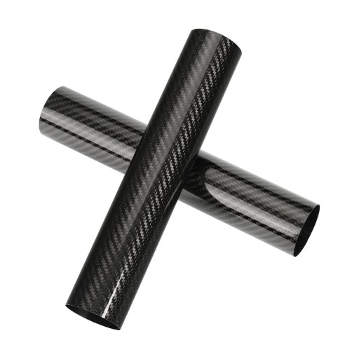 Universelle carbonforgaffelbeskyttere til motorcykel 248 mm sorte blanke med carbonmønster par beskyttelseskapper af hård plast