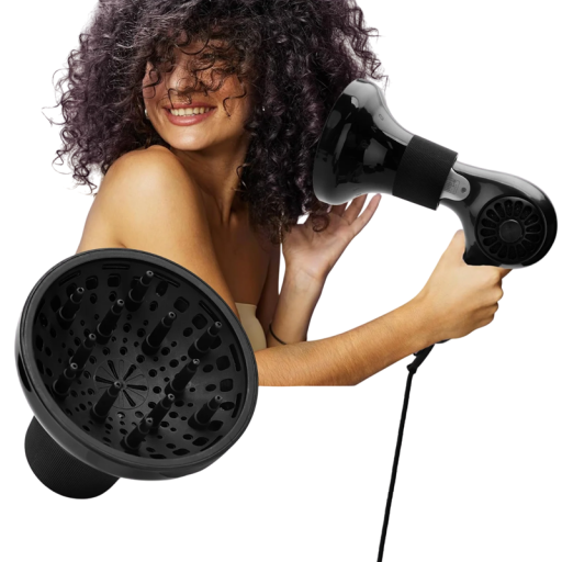 Univerzální difuzér na fén 14,5×14×7 cm Salonní příslušenství pro styling vlasů Kudrnaté vlasy Teplotně odolný nástavec pro domácí i profesionální použití