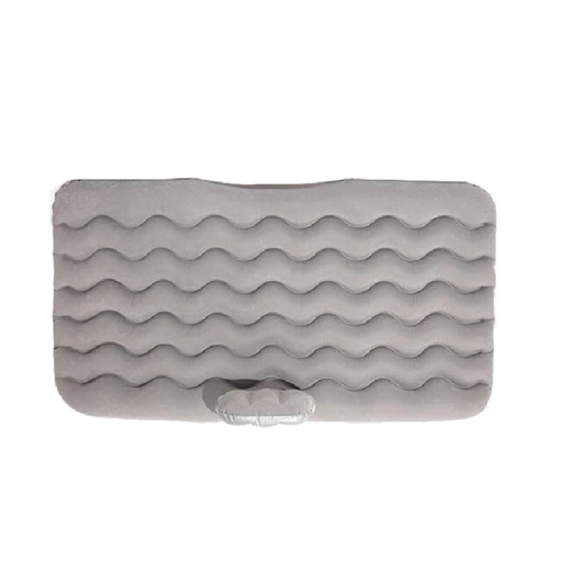Uppblåsbar bilmadrass 130x70 cm med stöd 130x25x38 cm 2 kuddar rese-madrass för bakåtsäten bekväm sömn väska