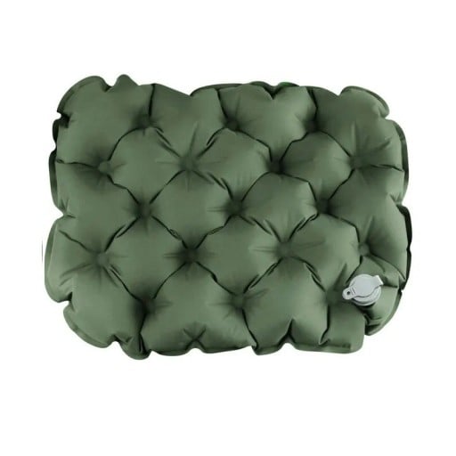 Uppblåsbar kudde 40 × 30 × 5 cm nylon TPU 40D ultralätt ca 80 g vattentålig för camping vandring resor