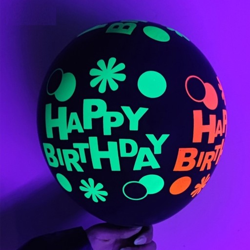 Urodzinowe balony neonowe 30 sztuk