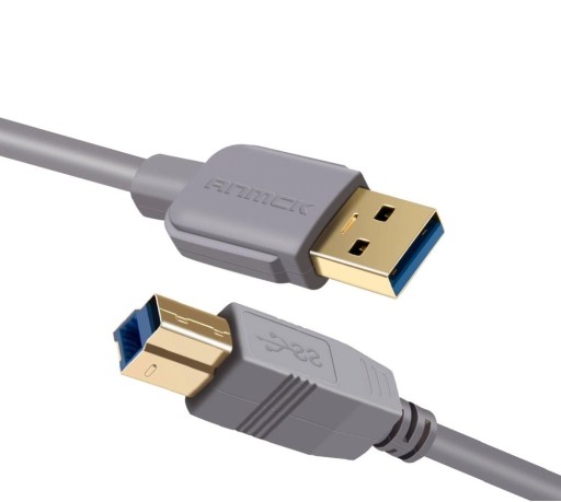 USB 3.0 til USB-B forbindelseskabel til M/M-printere K1029