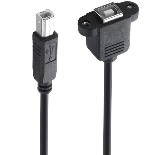 USB-B F/M printerforlængerkabel