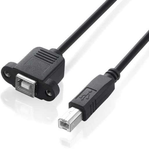USB-B F/M -tulostimen jatkokaapeli
