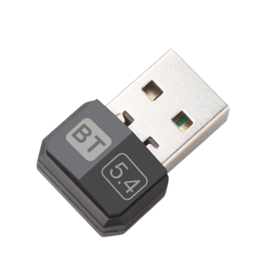 USB Bluetooth 5.4 adapter PC-hez Windows 8.1/10/11 egér billentyűzet fejhallgató hangszóró A2DP HID 20 m vevő adó 7 eszköz