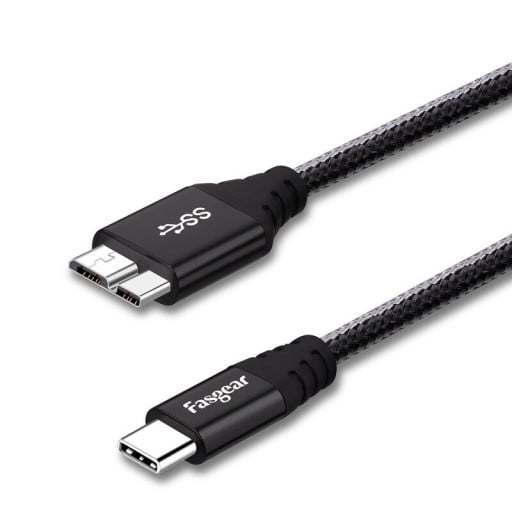 USB-C 3.0 - Micro USB-B M/M -liitäntäkaapeli K1019