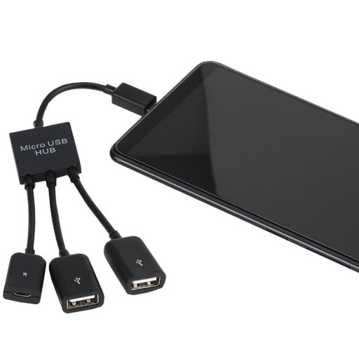 USB-C hub med 3 porte