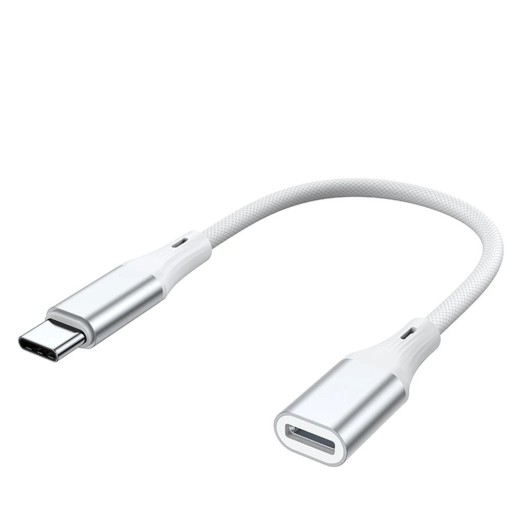USB-C naar Lightning-adapter met 60W-ondersteuning Snel opladen en gegevensoverdracht Compatibel met iPhone, iPad, MacBook