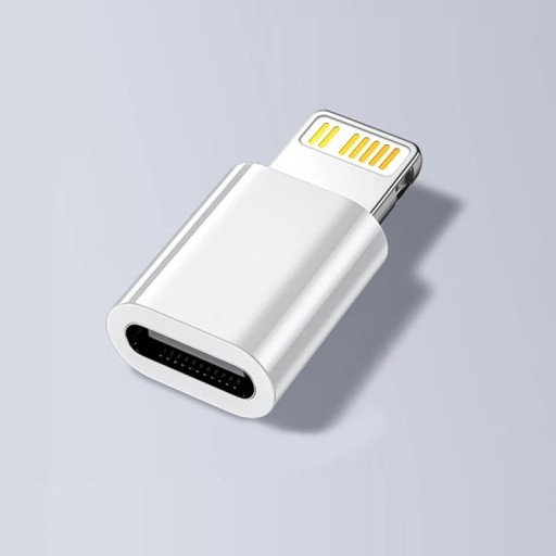 USB-C naar Lightning-adapter Snel opladen iPhone USB-C-kabel naar Lightning-connectorconverter Compatibel met iOS-apparaten