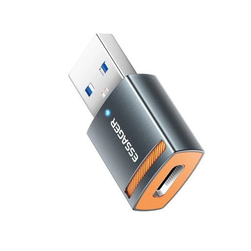 USB C naar USB A OTG-adapter 5A snel opladen en USB 3.0-gegevensoverdracht