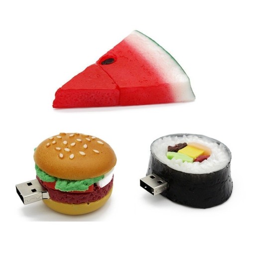 USB flash disk ve tvaru jídla
