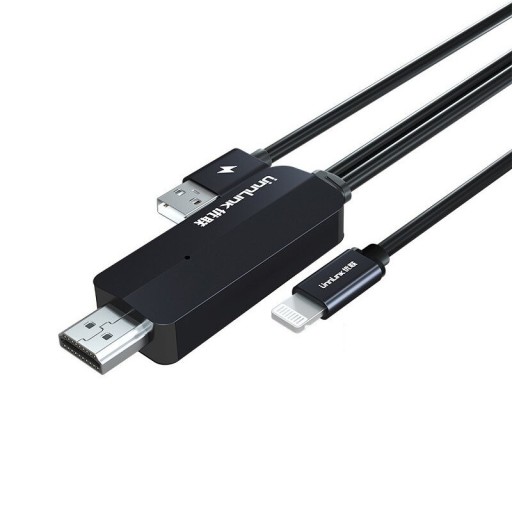 USB kábel a Lightning tükrözéséhez HDMI-re