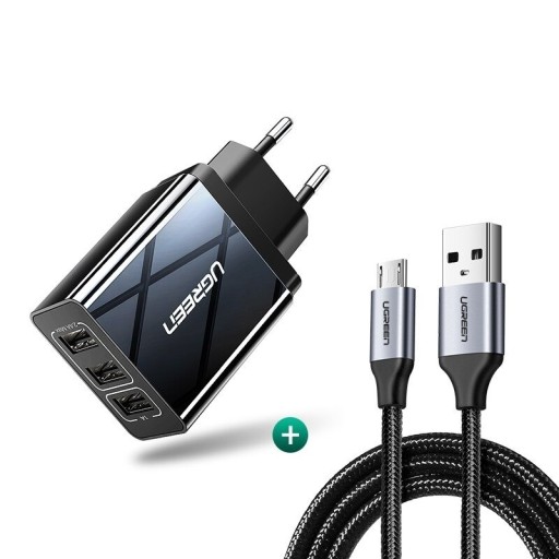 USB-laddare 3 portar