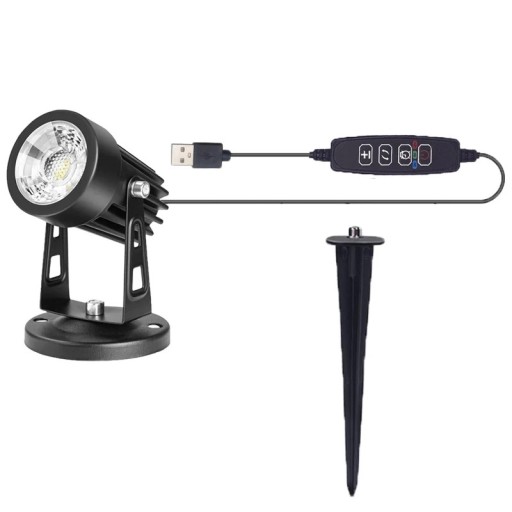 USB LED állólámpa dimmelhető forgatható fekete COB fény időzítő távirányítóval növények dekorációhoz