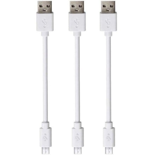 USB-Micro-USB-latauskaapeli 3 kpl