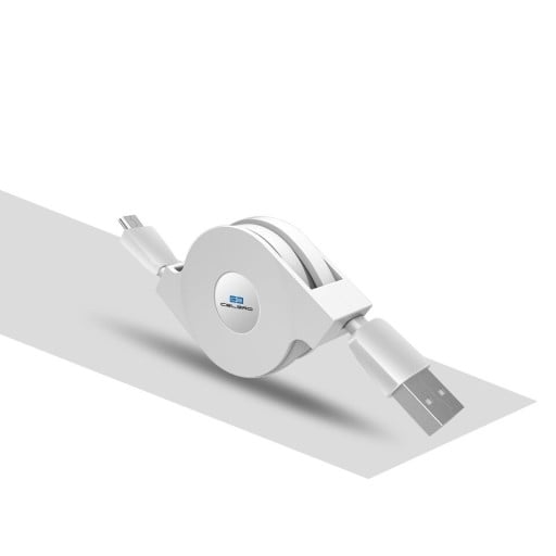 USB-Micro-USB-sisäänvedettävä kaapeli