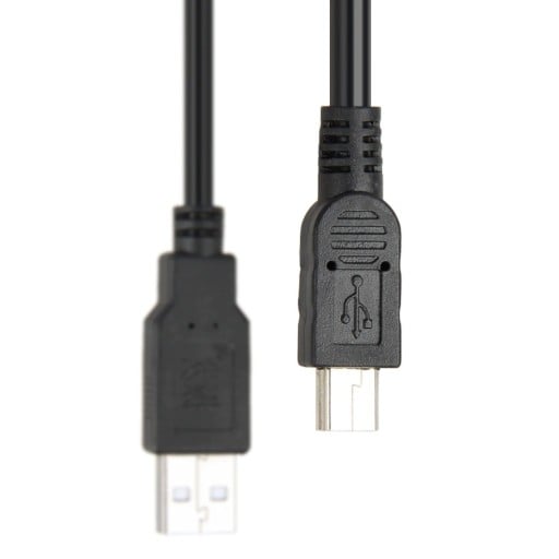 USB-mini-USB 5-nastainen M/M-datakaapeli