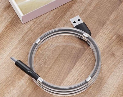 USB naar Micro USB / USB-C kabel met magneten