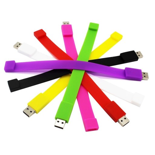 USB pendrive szilikon karkötő