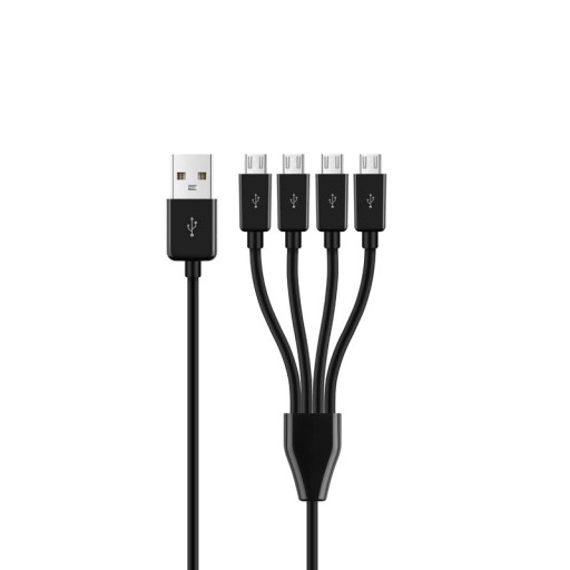 USB til 4x Micro USB-kabel