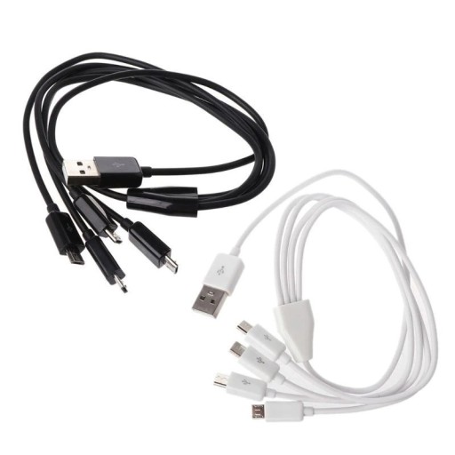 USB til 4x Micro USB splitterkabel 50 cm