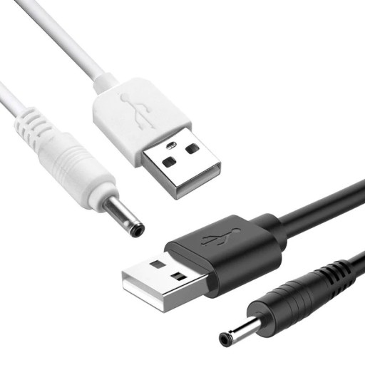 USB til DC 3,5 x 1,35 mm strømkabel
